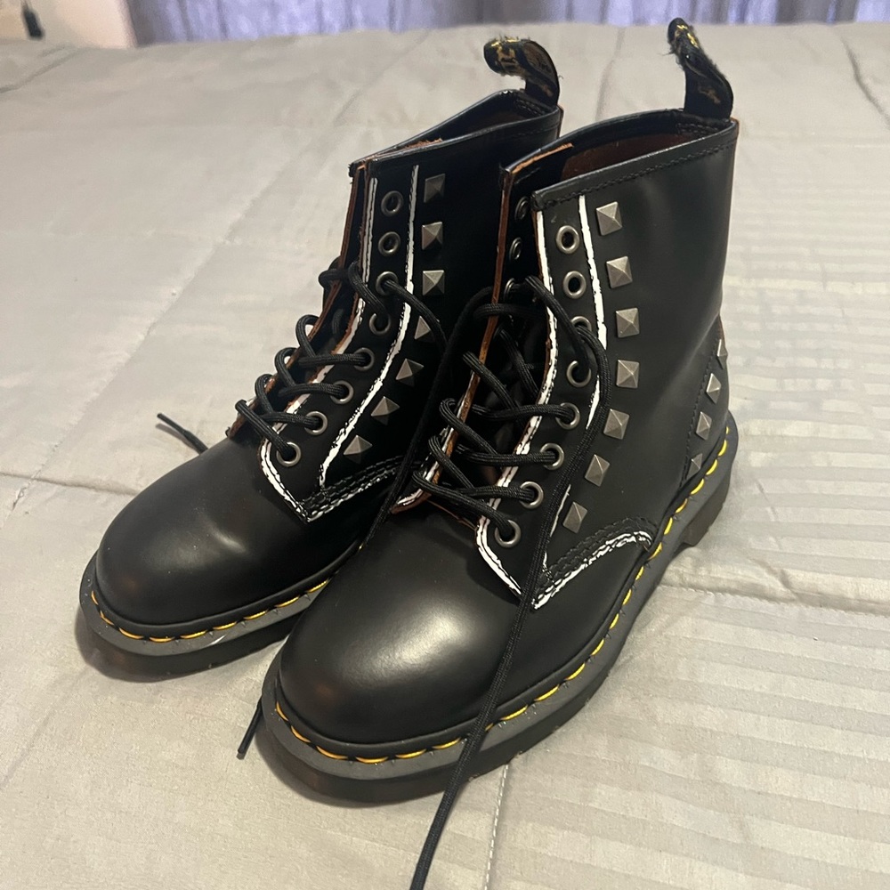 COPY - Dr Martens studded combat boots